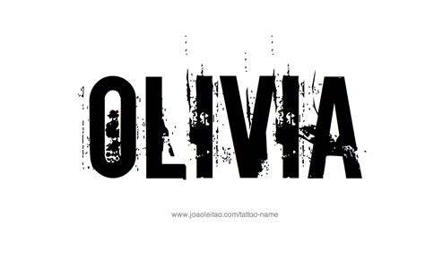 Olivia Name Tattoo Designs | Name tattoo designs, Name tattoos, Tattoo designs