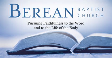 Sermons | Berean Baptist Church, Lafayette IN