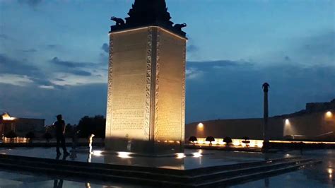 Ambedkar park lucknow night view.. - YouTube