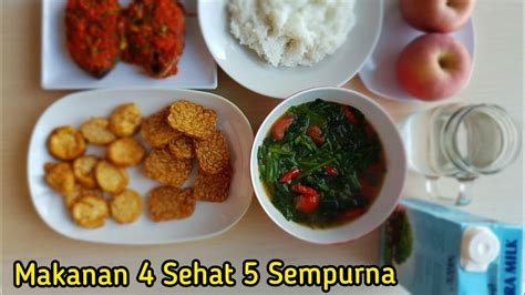 Contoh Makanan 4 Sehat 5 Sempurna Yang Simple - 55+ Koleksi Gambar