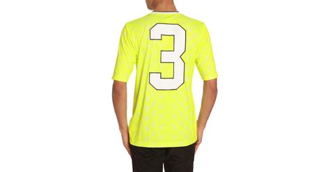 Adidas Neon Football Jersey in Yellow for Men | Lyst