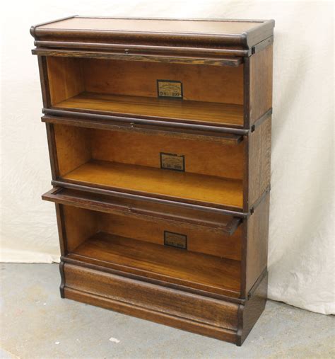 Bargain John's Antiques | Oak barrister Bookcase - original finish - Bargain John's Antiques