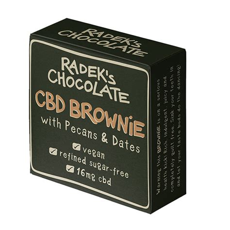 CBD Brownie - Radek's Chocolate