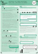 Form D777b (Dl) - Application For A Digital Tachograph Driver Card ...