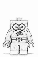 Lego Spongebob Coloring Pages  Home sketch template