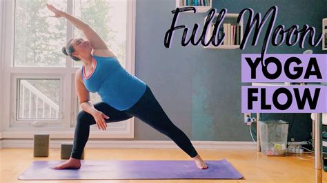 Full Moon Yoga Sequence | Full Moon Yoga Energizing Ritual Flow | Yoga for the Moon Phases - YouTube