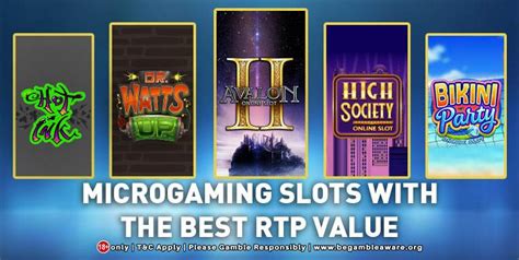 Microgaming Slots with the Best Return to Player Value