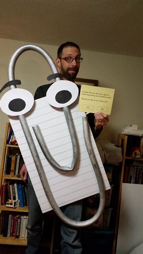 Microsoft Paperclip Costume