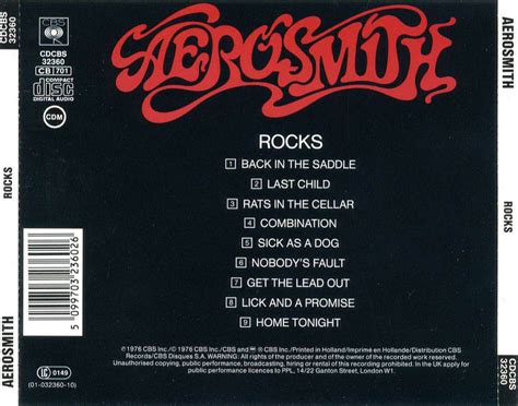 CARATULAS DE CD DE MUSICA: Aerosmith Rocks(1976)