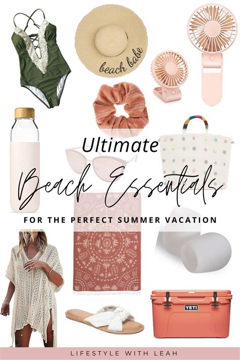 Beach Essentials for A Summer Vacation - Lifestyle with Leah