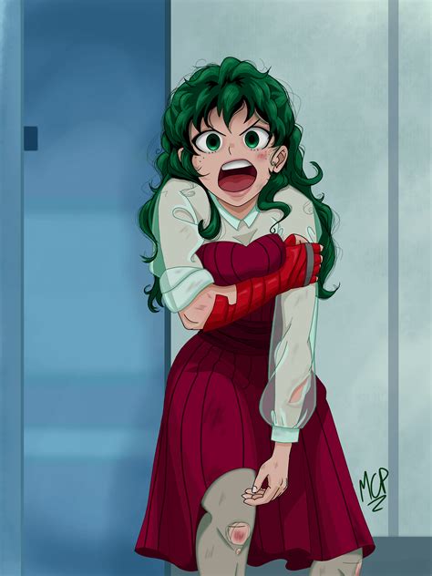 Izuku Midoriya genderbend by me (My Hero Academia) : r/fanart