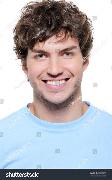 Close-Up Portrait Of A Smiling Man With Healthy Teeth Stock Photo 37788253 : Shutterstock