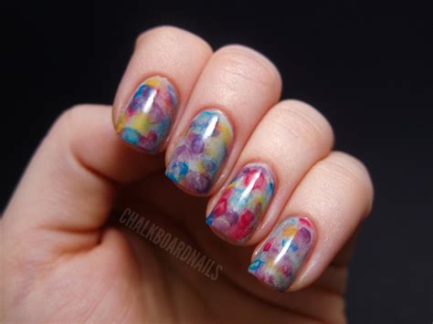 Watercolor Nails | Chalkboard Nails | Phoenix, Arizona Nail Artist