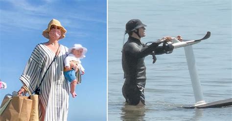 Katy Perry & Orlando Bloom Hit The Beach With Their Daughter Daisy Dove