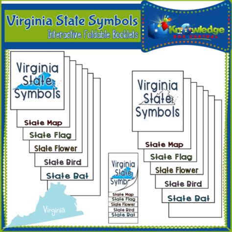 Virginia State Symbols Interactive Foldable Booklets | Made By Teachers