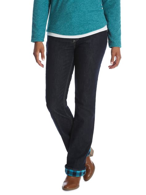 Women's Fleece Lined Bootcut Jean - Walmart.com