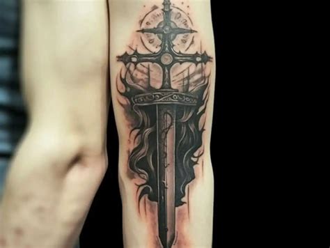 Excalibur the Mythical: King Arthur Sword Tattoo + Designs