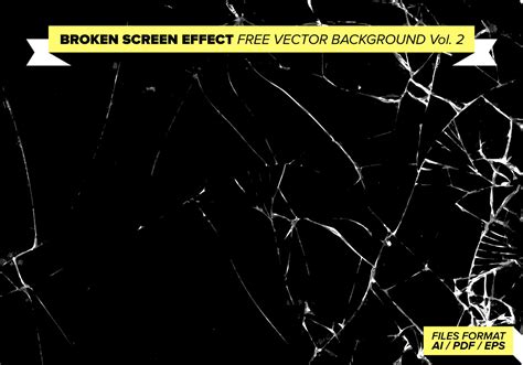 Broken Screen Effect Free Vector Background Vol. 2 108485 Vector Art at Vecteezy