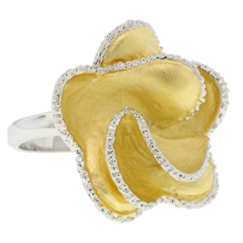 Mate Brushed Yellow Gold Wholesale Ring