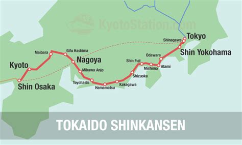 The Tokaido Shinkansen | Tokyo to kyoto, Tokyo, Train map