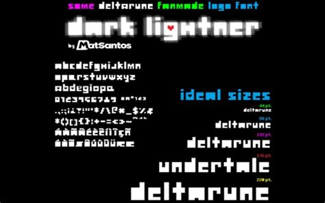 Deltarune Font Free Download