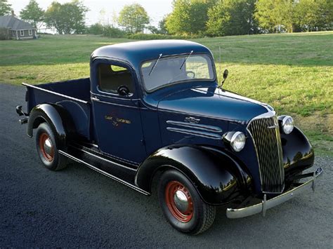 1937 Chevrolet Pickup - Rhapsody In Blue With Black Fenders - Hot Rod ...