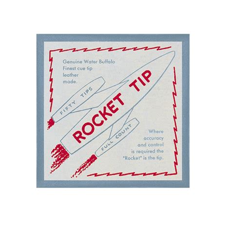 Rocket Cue Tips - Assorted Individual Sizes - FCI Billiards