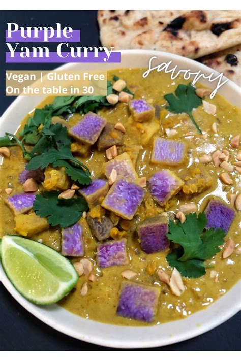 Purple Yam Curry in 2021 | Allergy friendly recipes, Curry, Yams