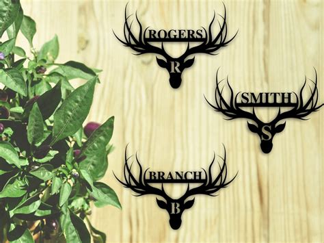 Personalized Family Name Metal Sign Custom Metal Name Sign - Etsy