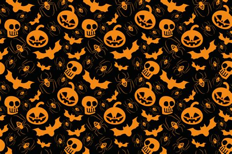 Halloween Seamless Pattern Graphic by thanaporn.pinp · Creative Fabrica