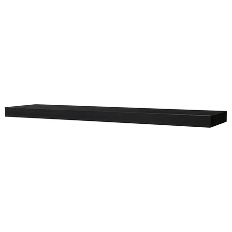 LACK wall shelf, black-brown, 190x26 cm (743/4x101/4") - IKEA CA