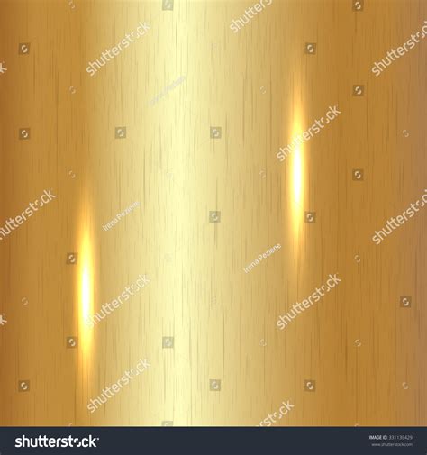 Brushed Gold Background Stock Vector (Royalty Free) 331139429 ...