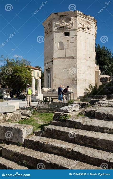 Tower of the Winds in Athens, Greece Editorial Stock Photo - Image of classical, monument: 132445958