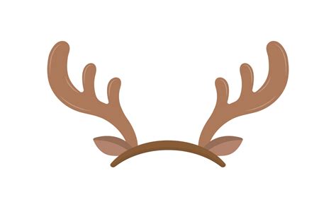 Antlers of elk or reindeer, christmas element, headband with antlers ...