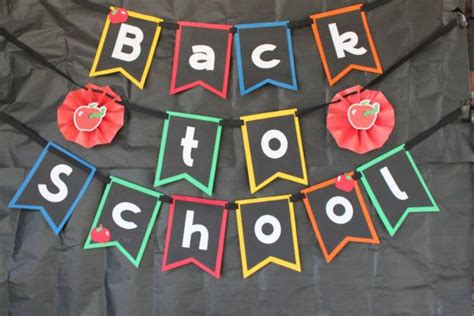 Back to School Banner by DotsandDoilies on Etsy, $15.00 | School banner ...