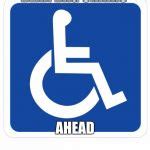 handicap sign Blank Template - Imgflip