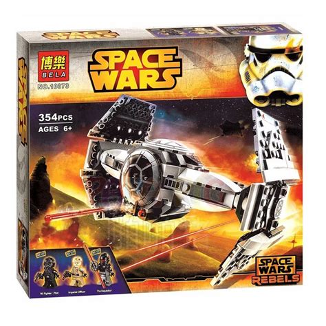 Bela 354pcs Bricks Sta Bricks Star Wars 10373 Force Awakens TIE Advanced Prototype Building ...