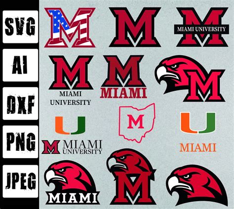 Miami University Logo miami University Svgmiami University - Etsy