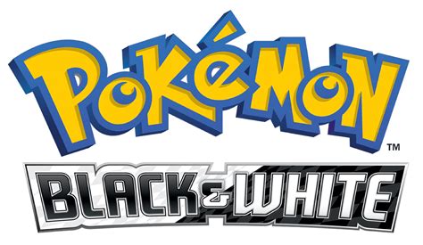 Pokemon black white logo – Artofit