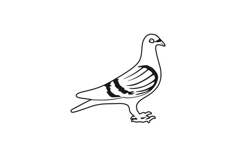 Pigeon Logo Design Graphic by WANGS · Creative Fabrica