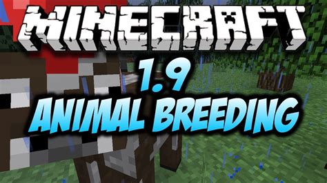 Minecraft 1.9 - Animal Breeding (HD) - YouTube