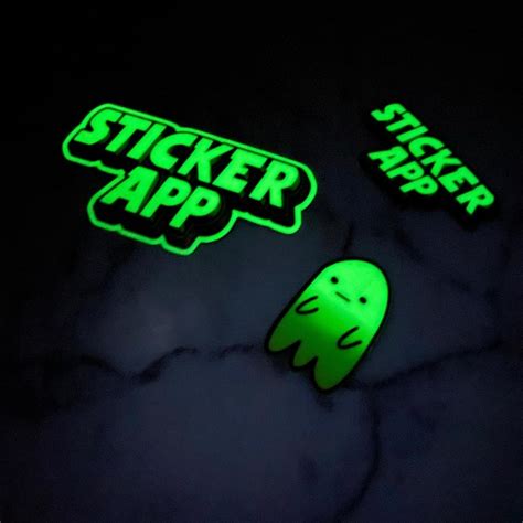 Custom Glow In The Dark Stickers - StickerApp