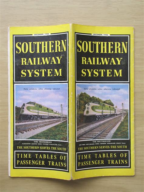 SOUTHERN RAILWAY Public Timetable: December 1948 System | #4574276549