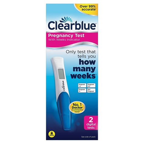 Clearblue Digital Pregnancy Test Kit With Conception Indicator - 2 Tests | Chemist 4 U