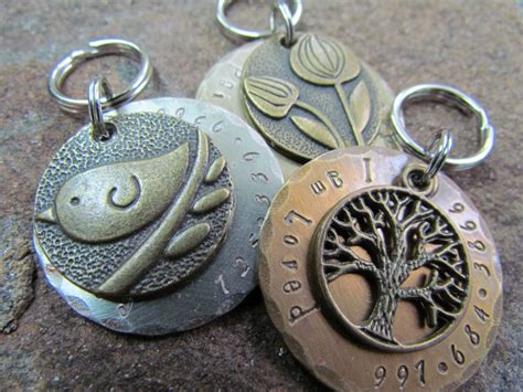 Custom Pet ID tag Pet Tag Dog tag Antique Bronze Pendant