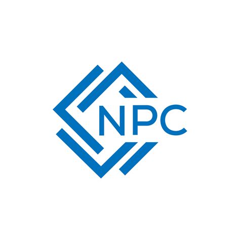 NPC letter logo design on white background. NPC creative circle letter logo concept. NPC letter ...