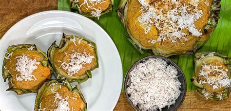 Special Bibingka with Salted Egg Butter Glaze - Recipe - Recipe