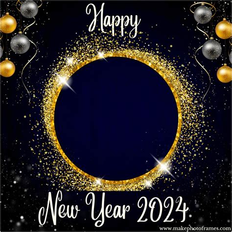 happy new year 2024 picture frame editing online | Happy new year photo, Happy new year ...