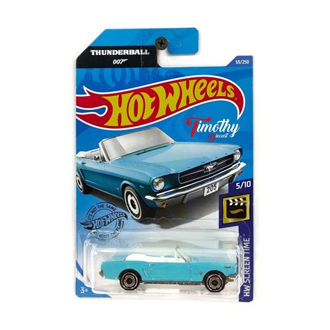 Hot Wheels Ford Mustang Convertible Light Blue Muscle | Shopee Malaysia