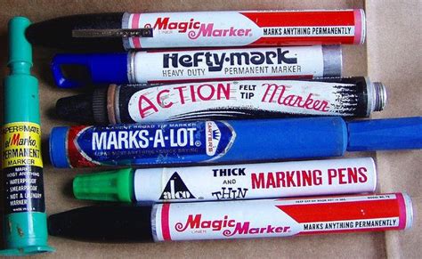 vintage magic markers | Markers, Permanent marker, Spray paint cans